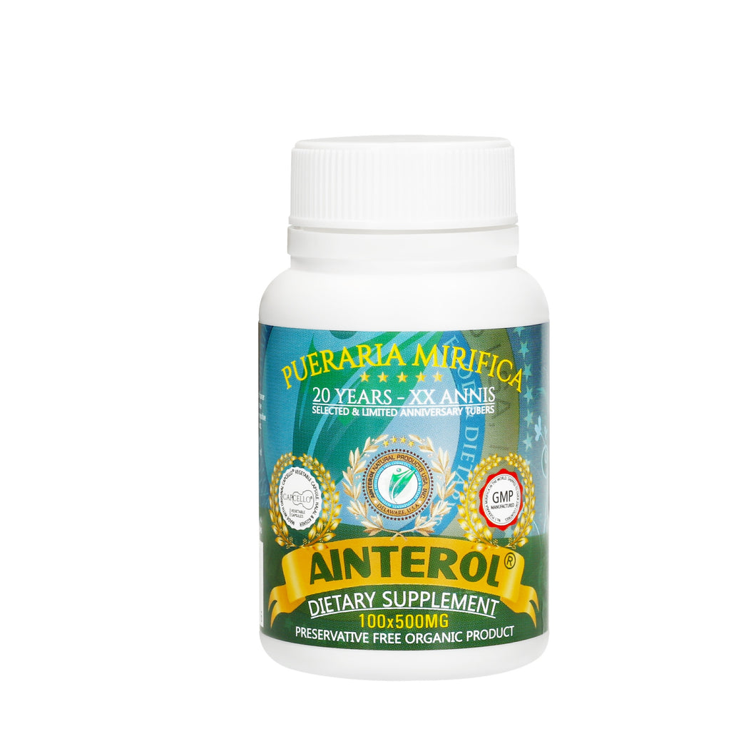 AINTEROL® Pueraria Mirifica 20 Years - XX Annis (500mg)
