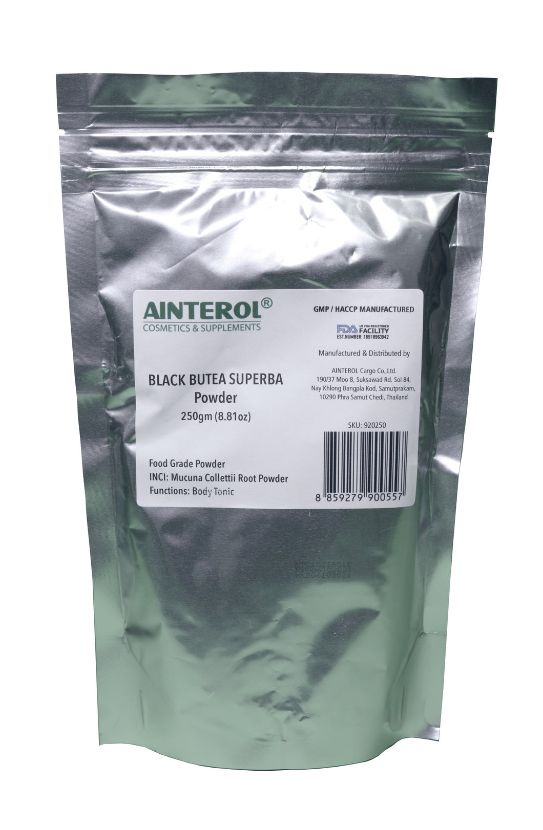 AINTEROL® Butea Superba Negra en polvo - 250gm (8.81oz)