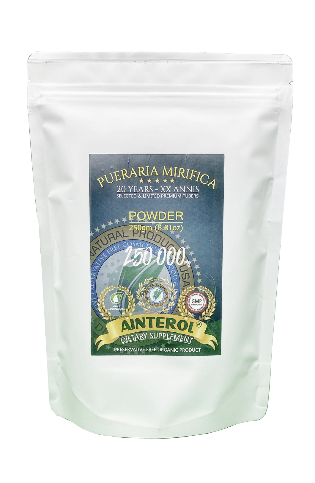 AINTEROL® Pueraria Mirifica en polvo - 250gm (8.81oz)